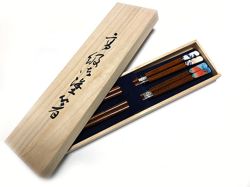 Hokusai chopsticks gift set